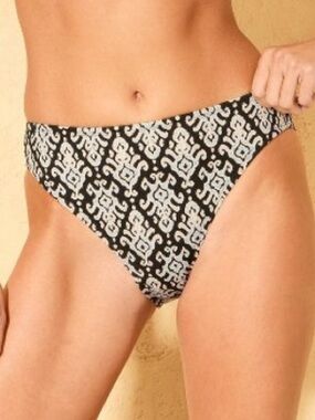 Shade & Shore Women’s Crepe Medium Coverage Swim Bottoms, Size M, NWT